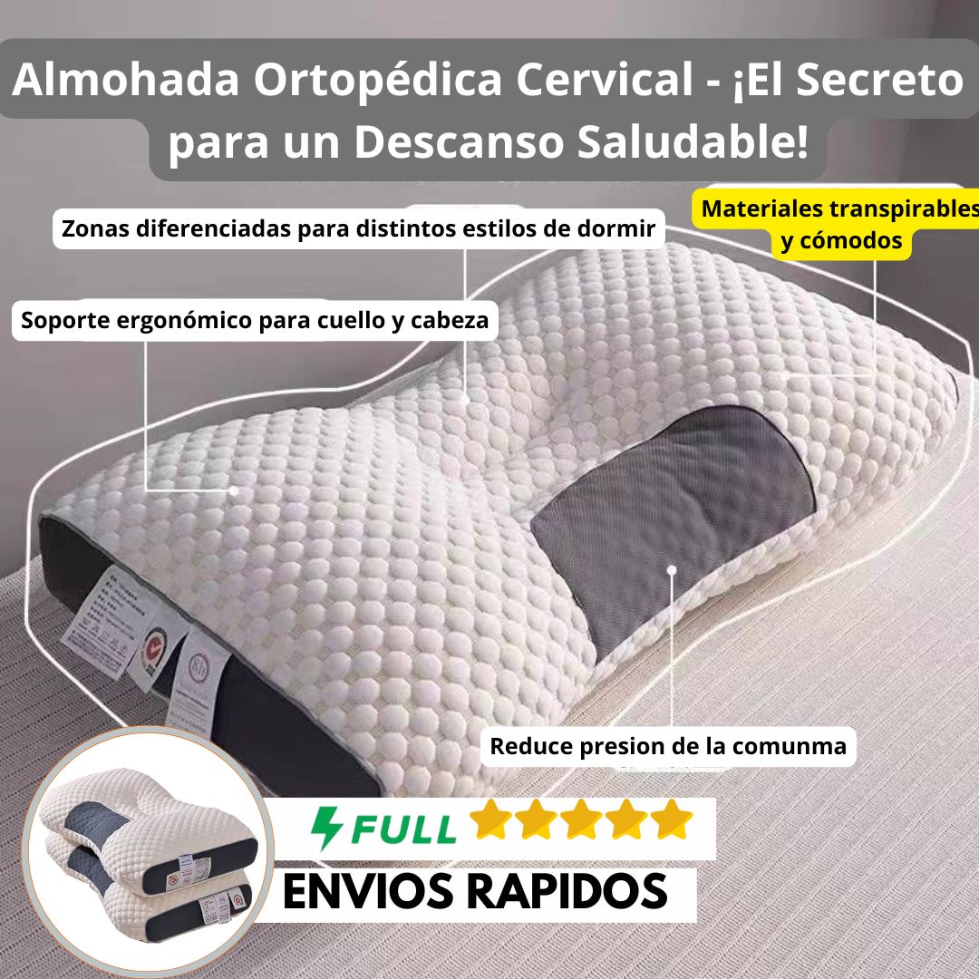 SweetDreams™ - ALMOHADA ERGONÓMICA PREMIUM