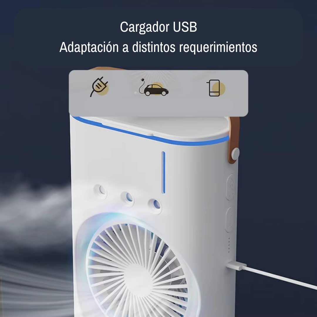 Ventilador Humidificador Doble ULTRAFRESH™ ❄️