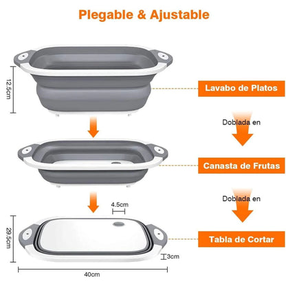 Tabla Multifuncional 3 en 1 - EASYCOOK™