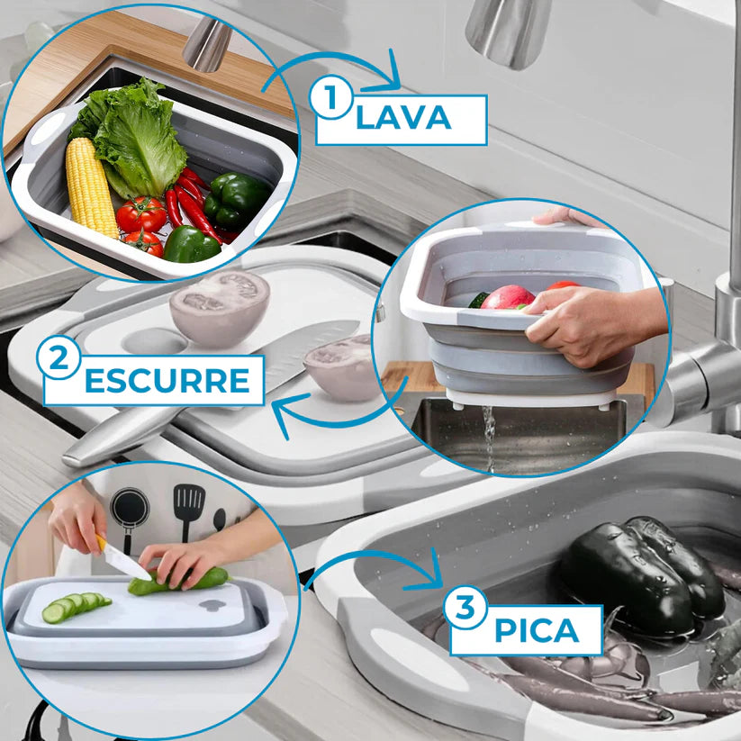 Tabla Multifuncional 3 en 1 - EASYCOOK™